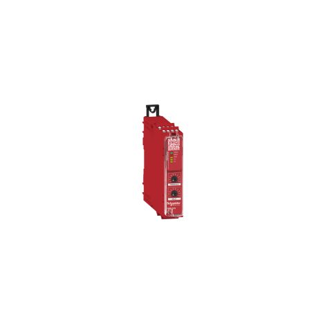 Modulo di sicurezza, Harmony XPS, controllo velocità nulla con temporizzazione, 24V, morsetti a vite - XPSUVN11AP