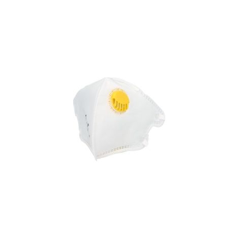 mascarilla respiratoria ffp2 con valvula. plegable (20 unidades) envasadas individualmente (1/5)