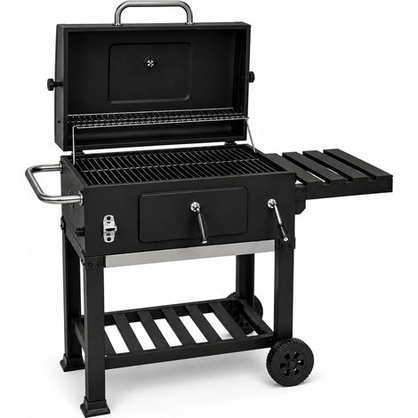 Barbecue a Carbone con Coperchio e Carrello Ausiliario Default Title (1/5)