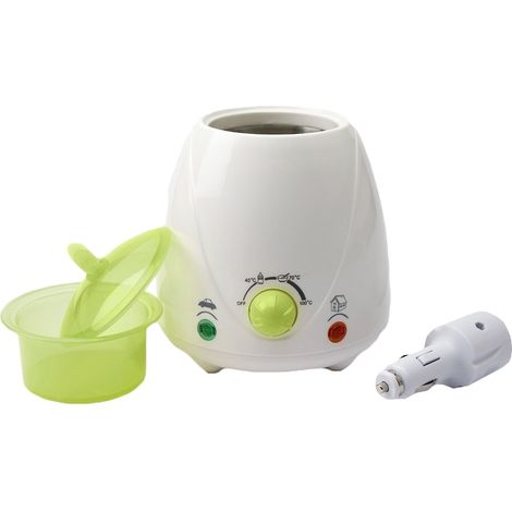 Olympia Chauffe Bibéron pour La Maison et La Voiture - Petits Pôts et Bibérons Blanc, Vert (1/4)