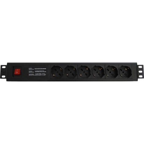 WP WPN-PDU-I06-06 Spannungsschutz Schwarz 6 AC-Ausgänge 250 V