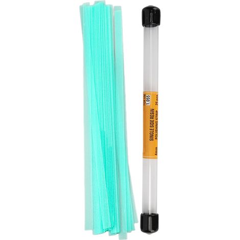 25 bandes de polissage dentaire en plastique fin vert pour finition abrasive (1/5)
