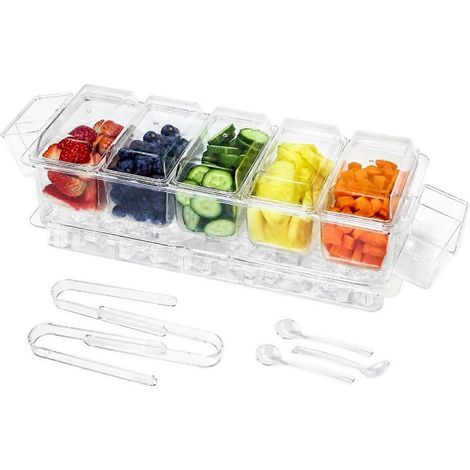 Gekühlter Gewürzorganizer mit herausnehmbarem Eisfach (1/5)