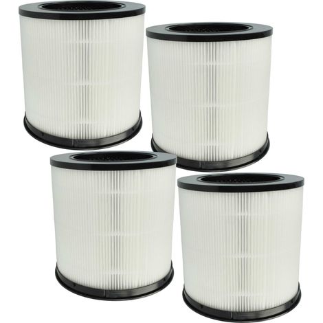 vhbw 4x Luftilter kompatibel mit Xiaomi Smart Air Purifier 4 Compact Luftreiniger - Kombifilter Vorfilter + HEPA + Aktivkohle