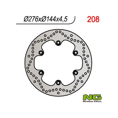 Disco freno in acciaio per Honda XL 600V (87-95), Daelim VL 125 (00-12)