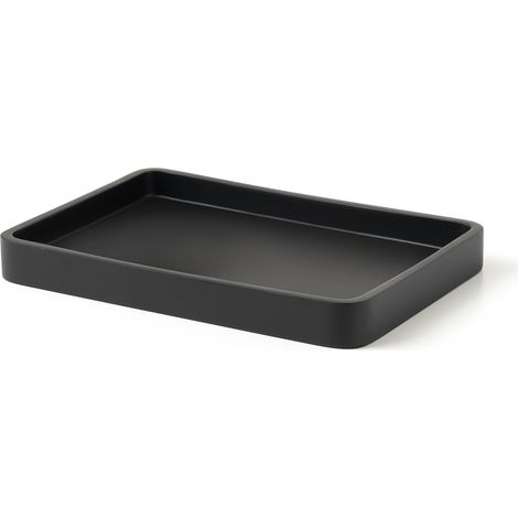 Vassoio portaoggetti d’appoggio in resina BR06 Gedy serie BRENDA Nero (1/2)