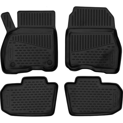 TAPPETINO VASCA BAULE COMPATIBILE CON NISSAN Leaf 2017-, 2nd  TAPPETINO IN GOMMA TPE  BORDO ALTO 3D ANTISCIVOLO IMPERMEABILE