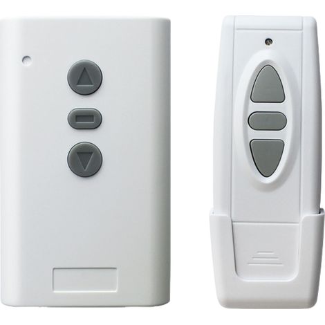 Interrupteur à distance sans fil, émetteur RF bidirectionnel à trois boutons, ensemble de télécommande pour rideaux (1/5)