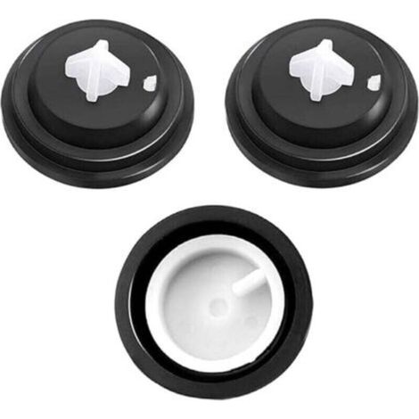 Lot de 3 joints de diaphragme pour robinet de chasse d'eau de toilettes - Kit de remplacement de joint de réservoir de toilettes standard, compatible avec robinet de chasse à flotteur