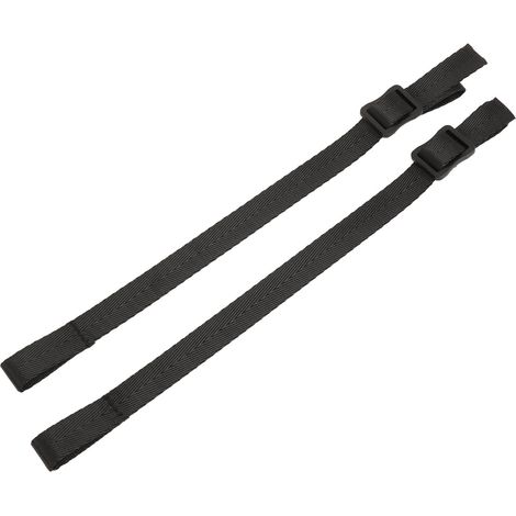 Lot de 2 jugulaires pour casque de hockey sur glace avec fermeture renforcée à un seul bouton-pression (version améliorée). (1/5)