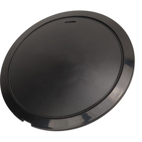Cache-moyeu de roue 51884863, fond noir, police blanche, remplacement pour Fiat 500, 500C, 500L et 500X (à partir de 2007). (1/5)