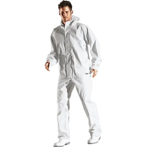 SIR SAFETY SYSTEM SUN CITY Veste de travail imperméable à capuche blanc Taille XXL