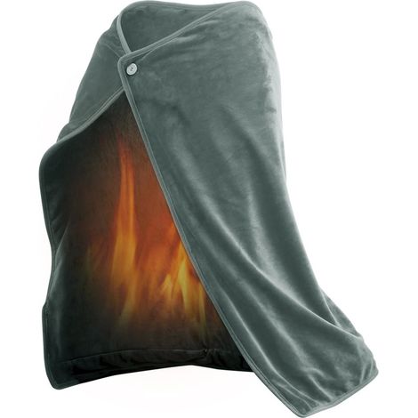 Couverture Chauffante USB - 100 x 70 cm - 3 Niveaux de Chaleur - Pour Voiture Bureau Maison Voyage (1/5)