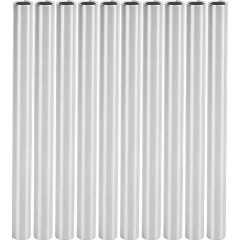 10 Stück nahtlose Aluminiumrohre, gerade, 8 x 6 mm, 3,9 Zoll Länge, Zubehör 6100‑0608‑0100