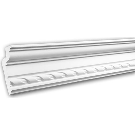 Cornice soffitto parete 150119F Profhome modanatura cornice flessibile modanatura tipo stucco stile neoclassico bianco 2 m