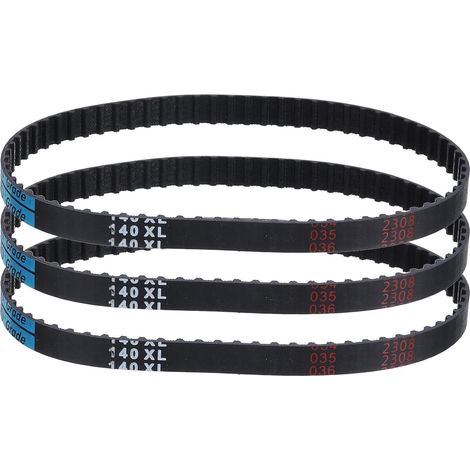 Pcs 140XL 037 Timing Belt 70 Teeth Rubber Toothed Gear Belt, Width 0.37", Pitch 0.20" Timing Belt (1/5)