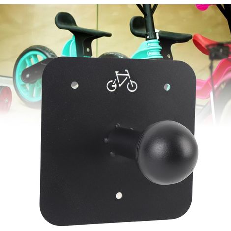 Horizontal verstellbare Wandhalterung für Kinderfahrräder, 6 Aluminium-Zubehörteile, platzsparend für die Garage (1/5)
