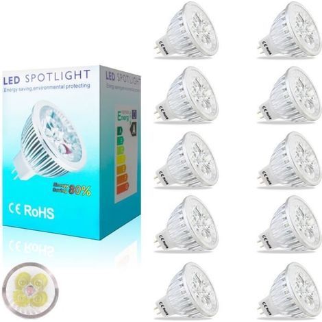 Lampadina LED - TLD 10X - MR16 - 4W - Bianco freddo - 300LM - Durata 30000 ore (1/4)