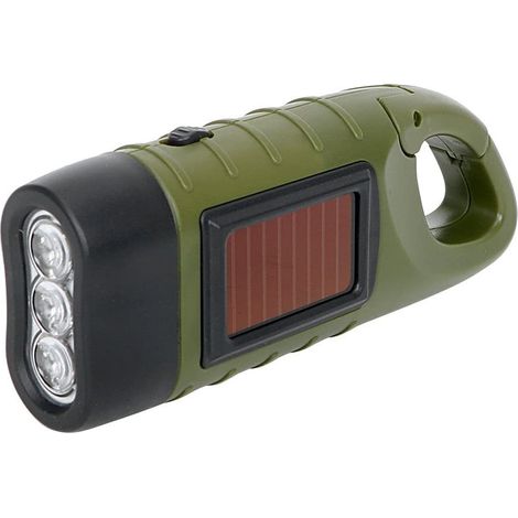 Ensemble de 2 lampes GeeRic avec manivelle et alimentation solaire - L-AquaForge (1/5)
