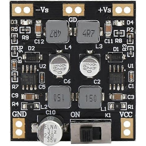 24/15V-Spannungsreglermodul zur Umwandlung von positiver in negative 12V-Spannung mit Doppelfilter