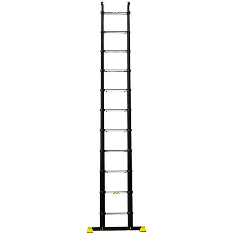 Centaure – Échelle télescopique 11 échelons – Aluminium anodisé – Longueur 3.45M – Charge maximale 150kg – Pour chantiers humides