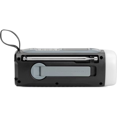 TechniSat Radio a batteria FM AUX, Bluetooth, Radio di emergenza, FM, USB Manovella, Funzione power bank, Pannello sola (1/5)
