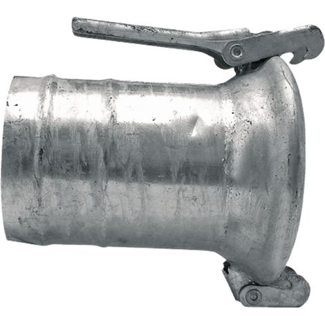 Tappo da 4" con manicotto per tubo flessibile da 4". Tubo di irrigazione a goccia Berselli da 100/4" di lunghezza, 204 mm.