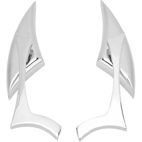 Rétroviseurs Moto Lame de Lance Angle Réglable 180° Rétro Vision Latérale pour Motos Roadsters Scooters Customs (1/5)