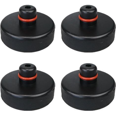 Pad pour Tesla, Pièces Tampon Compatibles Coussinets Tesla Model 3/S/X/Y, Compatible Cric Tampon de Levage avec Boîte(4Pcs), (1/4)
