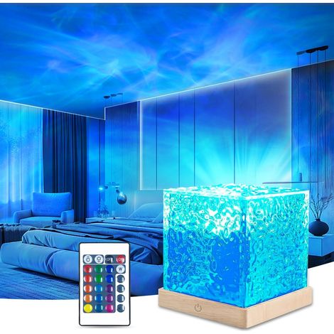 Filiyano – Lampe cube Luminorthe, projecteur d'aurores boréales, modèle 2025, 16 couleurs, rotation progressive, éclairage d'ambiance pour chambre (1/5)