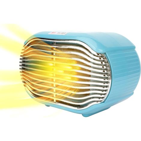 Space Heater, 600/800W PTC Ceramic Heater Mini Heater with Thermostat Low Wattage Space Heater to Heat Up to 108 Square Feet Fast Heater Portable Heater for Indoor Office (1/5)