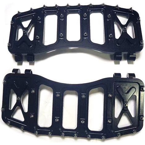 Pièces de moto adaptées à la modification Harley-Davidson Glide Road King CVO : grandes pédales CNC pour l’avant. (1/5)