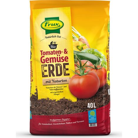 frux® Pro Tomaten- & Gemüseerde mit Naturton - 40 Liter