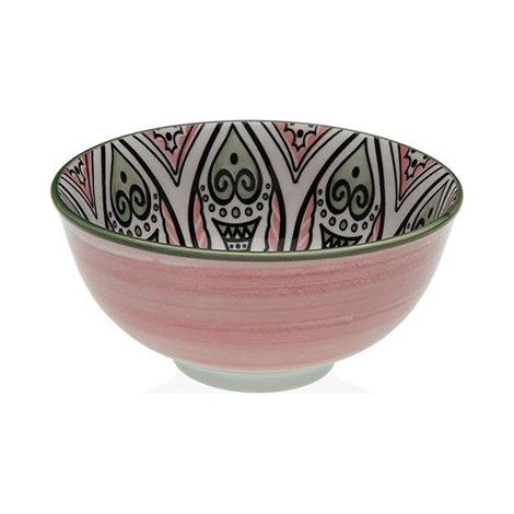 BOL EN PORCELAINE ROSE SET-6