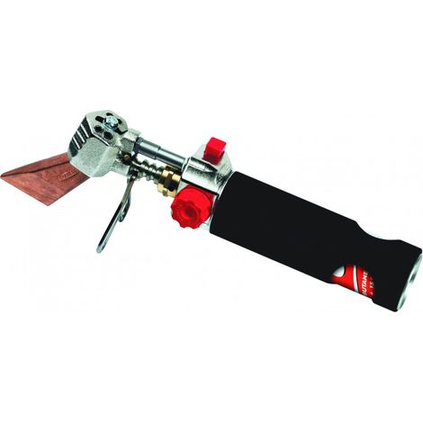 Guilbert Express – Chalumeau couvreur professionnel – Allumage automatique Piezo – Panne turbo orientable 360° – Pour zinc, cuivre, inox, plomb (1/2)