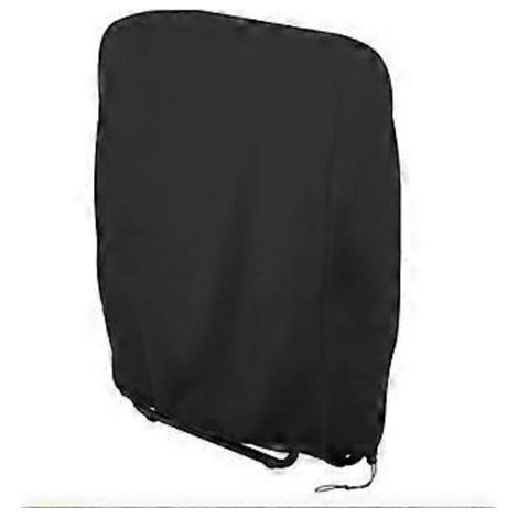 Housse de protection noire pour chaise longue pliante, housse de chaise longue de jardin anti-poussière, imperméable et anti-UV, housse de détente de jardin en tissu Oxford 190D pour chaise longue (1/5)