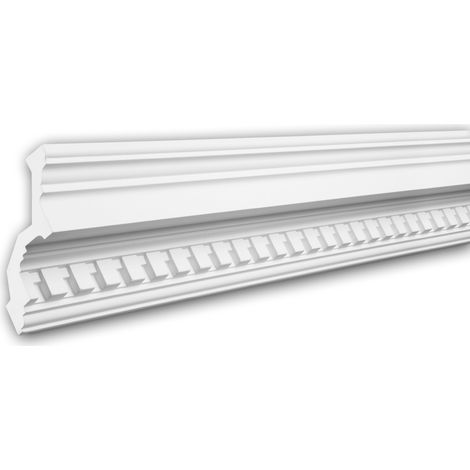 Corniche 150111 Profhome Moulure plafond polyuréthane décorative style Néo-Classicisme polyuréthane blanc 2 m