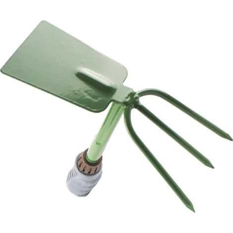 Houe à main multifonctionnelle pour le désherbage, le labour, la plantation et la préparation du sol structure robuste pour l'entretien extérieur.-AquaForge (1/5)
