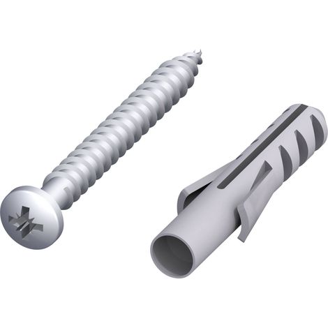 alfer Befestigungs-Set 4,0 x 45 mm Montageset Schrauben Dübel