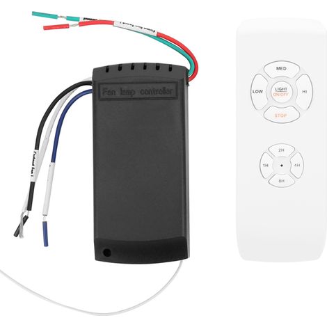 Télécommande universelle intelligente sans fil avec minuterie pour ventilateur de plafond et éclairage, version anglaise, 85 V-260 V (1/5)