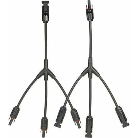 daptateur De Connecteur De Cable De Panneau Solaire Mc4 Branche Y, 1 Paire M/FFF Et F/MMM - 1 Paire M/FFF Et F/MMM (1/4)