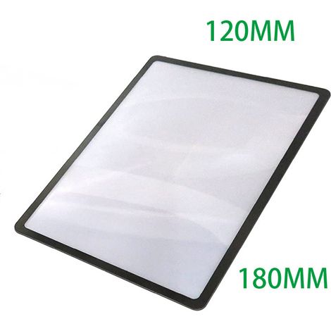 Feuille loupe A5 - Aide à la lecture transparente et portable (1/5)