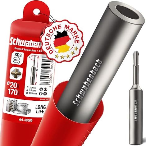 SDS Plus Drill Bit Ø25 x 170 mm - Interior 20 mm (1/5)
