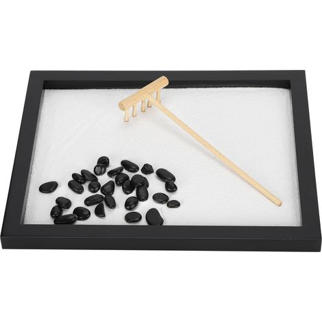Sand Tray Decoration No Grid Mini Landscape Meditation Zen Sandbox Desktop Craft Decoration (1/5)