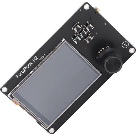 Récepteur SDR pour une personne, écran tactile grand angle LCD 3,2 pouces et boîtier en alliage d'aluminium argenté (1/5)