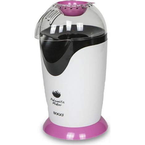 Machine à popcorn sogo pal-ss-11320-p 1200W sans huile facile à nettoyer