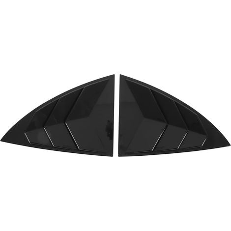 Force de Spoiler de Fenêtre Latérale Y 2021-2023 - Remplacement du Couvercle de la Fenêtre Latérale - 2pcsenhanced et Protection (Vernis Noir) (1/5)