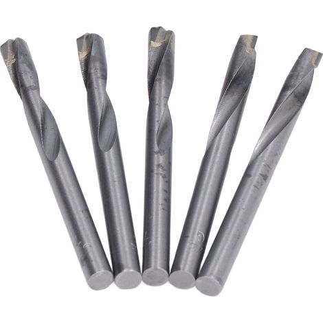 Foret Hélicoïdal 7mm Tige Droite Lot de 10 Pièces pour Métal Perçage Outil de Coupe (1/5)