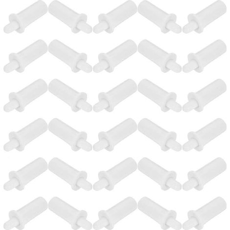 Kit de 80 outils de réparation de volets en plastique blanc avec goupilles à ressort pour stores (1/5)