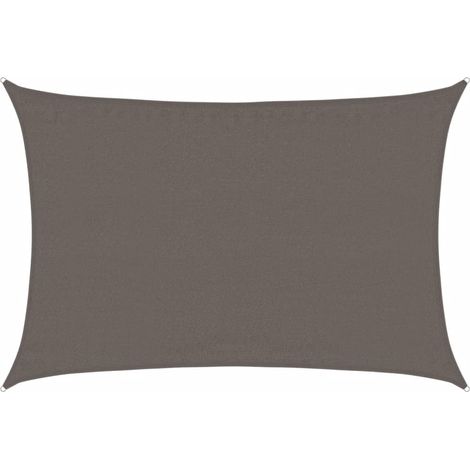 Maison Exclusive - Sonnensegel 160 g/m² Anthrazit 3,5x5 m HDPE